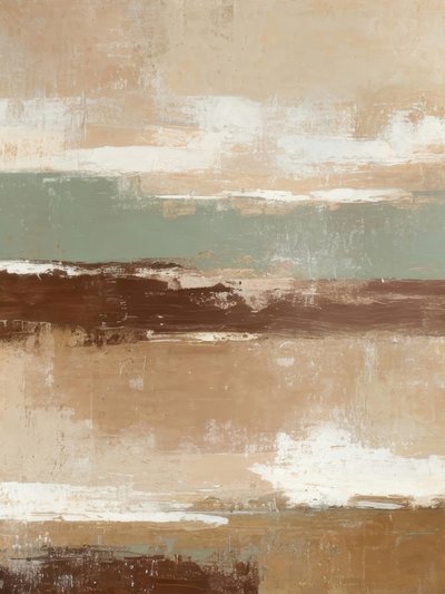 Earthy Horizon Abstract by Alpenglow Workshop