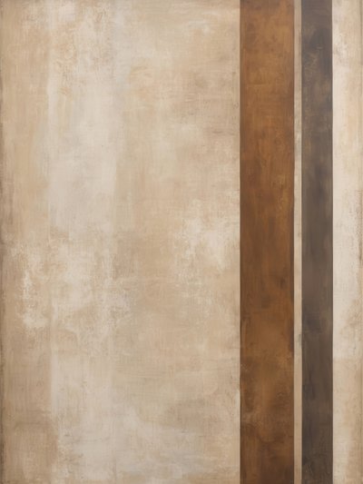 Earthy Striped Abstract by Alpenglow Workshop