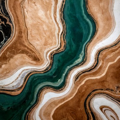 Emerald Agate Marble by Alpenglow Workshop