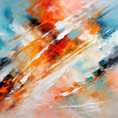 Energetic Modern Abstract by Alpenglow Workshop