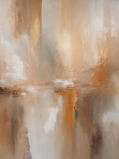 Golden Abstract Flow by Alpenglow Workshop