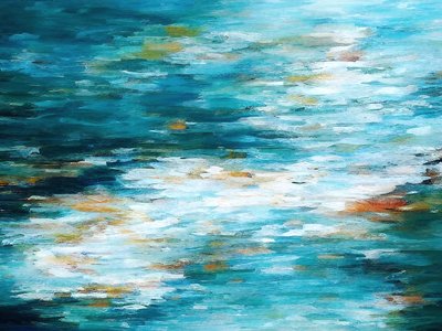 Shimmering Ocean Reflections by Alpenglow Workshop