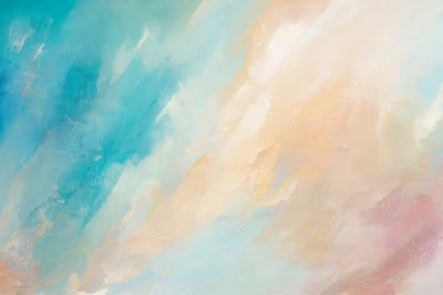 Soft Sky Abstract by Alpenglow Workshop