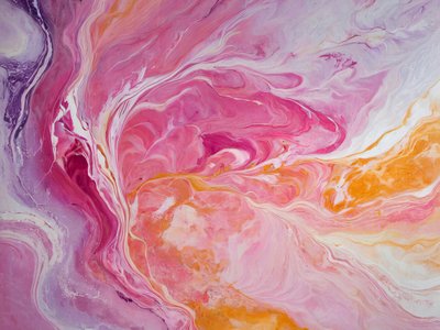 Vibrant Fluid Swirls by Alpenglow Workshop