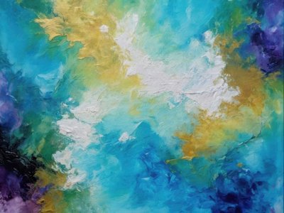 Vibrant Gold Dreamscape by Alpenglow Workshop