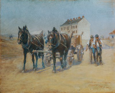 In the Hernalser Sand Pit by Alphons Leopold Mielich