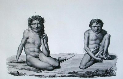 Port Jackson, New Holland: Aborigines from the Blue Mountains, from 
