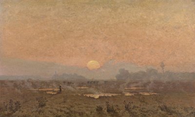 Sunrise in the Kempen by Alphonse Asselbergs