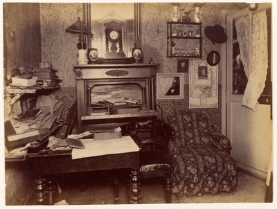 Murder of Widow Bertrand, View of the Lodge After the Crime by Alphonse Bertillon