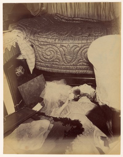 Assassination of Madame Durand, View of the Bedroom by Alphonse Bertillon