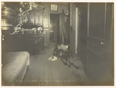 View of the Dining Room Where the Corpse Was Discovered by Alphonse Bertillon