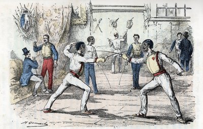 The Fencing by Rengade by Alphonse Demarle