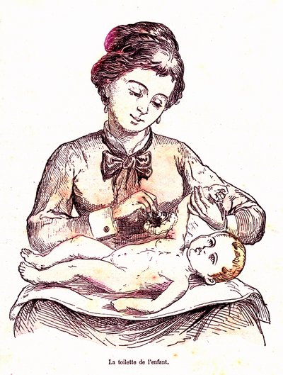 The Toilet of the Child - The Normal Life & Health by J. Rengade by Alphonse Demarle