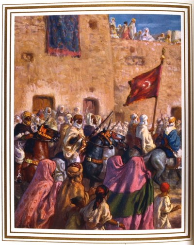 Departure for the Jihad or Holy War by Alphonse Etienne Dinet