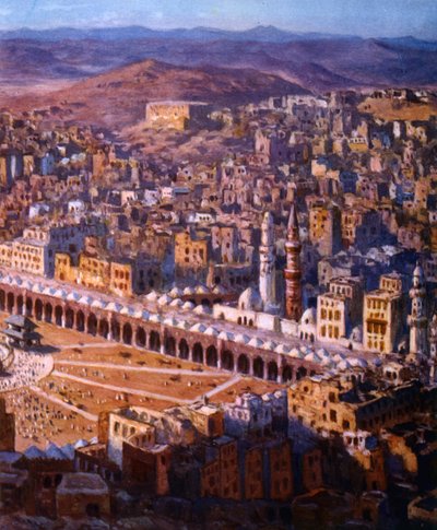 View of Mecca by Alphonse Etienne Dinet
