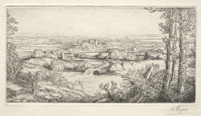 A Valley in Burgundy by Alphonse Legros