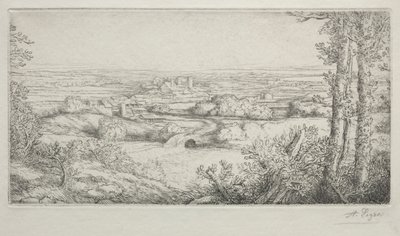 A Valley in Burgundy by Alphonse Legros