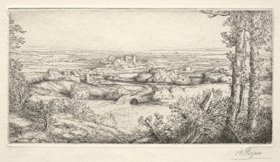 A Valley in Burgundy by Alphonse Legros