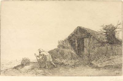 Along the Top of the Hill by Alphonse Legros