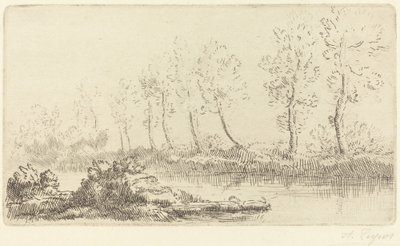 Banks of the Adour by Alphonse Legros