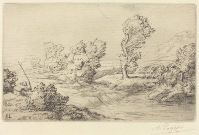 Banks of the Marne by Alphonse Legros