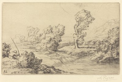 Banks of the Marne by Alphonse Legros