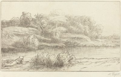 Banks of the Venelle by Alphonse Legros