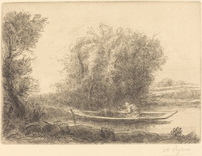 Bend in the River by Alphonse Legros