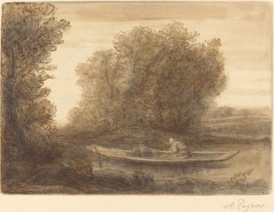 Bend in the River by Alphonse Legros