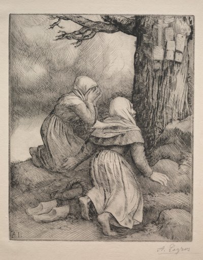 Bowing Before the Tree of Salvation by Alphonse Legros