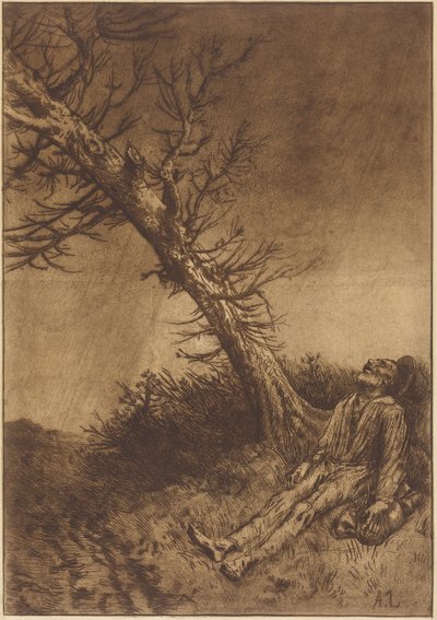 Death of the Vagabond by Alphonse Legros