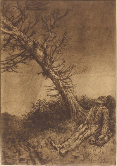 Death of the Vagabond by Alphonse Legros