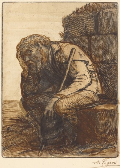 Desperate Man by Alphonse Legros