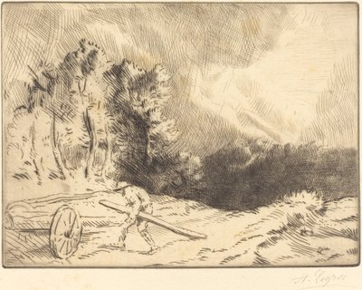 Edge of a Forest in Bourgogne by Alphonse Legros
