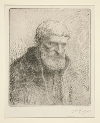 Study of an Old Man by Alphonse Legros