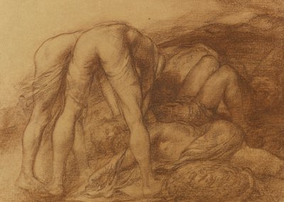 Figures Removing Dead Soldiers by Alphonse Legros