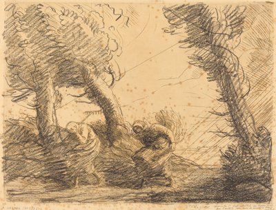 Harvesters Surprised by the Storm by Alphonse Legros