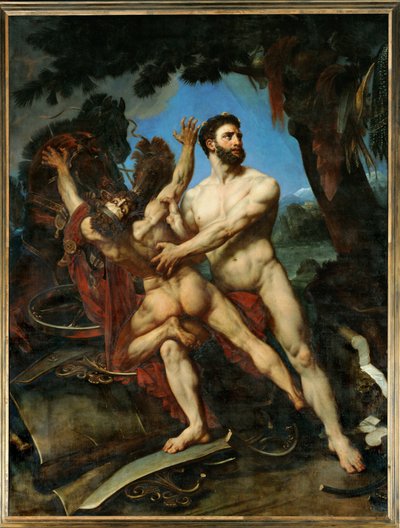 Hercules and Diomedes by Alphonse Legros