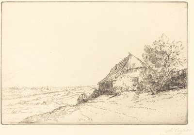 Hovel on a Hillside by Alphonse Legros