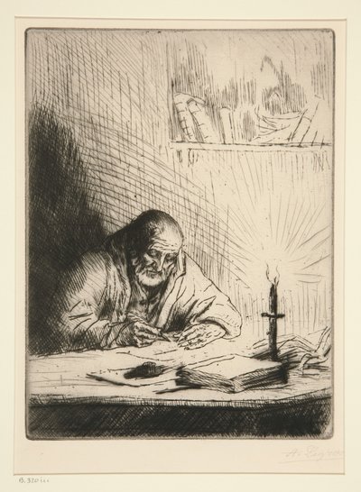 The Archaeologist by Alphonse Legros