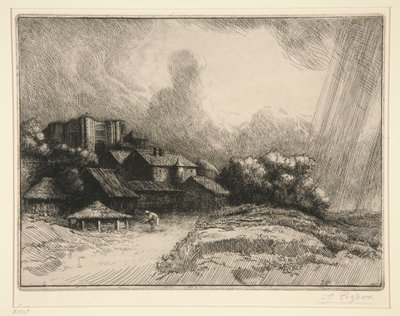 The Abbey Farm by Alphonse Legros