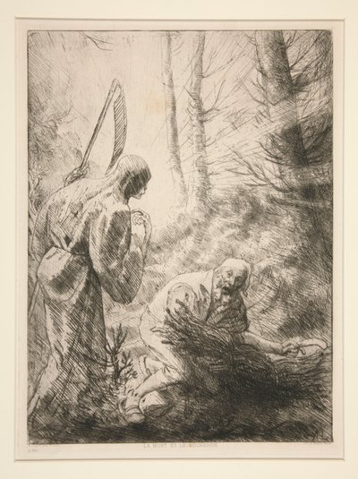 Death and the Woodcutter by Alphonse Legros