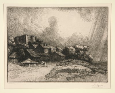 The Farm of L by Alphonse Legros