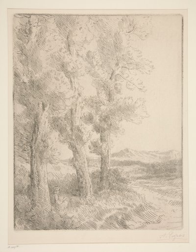 Woman Reading: Lesson under the Trees by Alphonse Legros