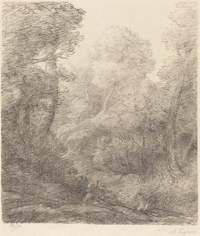 Landscape: Morning Mist by Alphonse Legros
