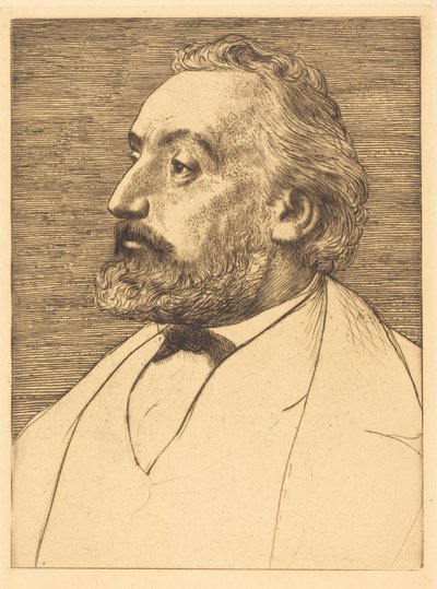 Leon Gambetta, 2nd plate by Alphonse Legros