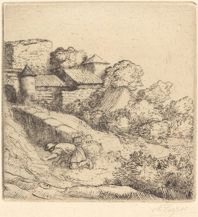 Little Burner of Grass by Alphonse Legros