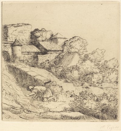 Little Burner of Grass by Alphonse Legros