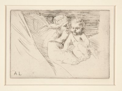 Mab and Cupid by Alphonse Legros