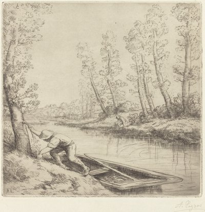 Morning along the River by Alphonse Legros